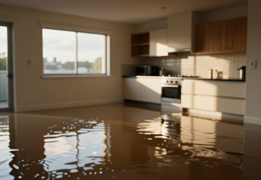 Mouldy subfloor in Chipping Norton home before treatment